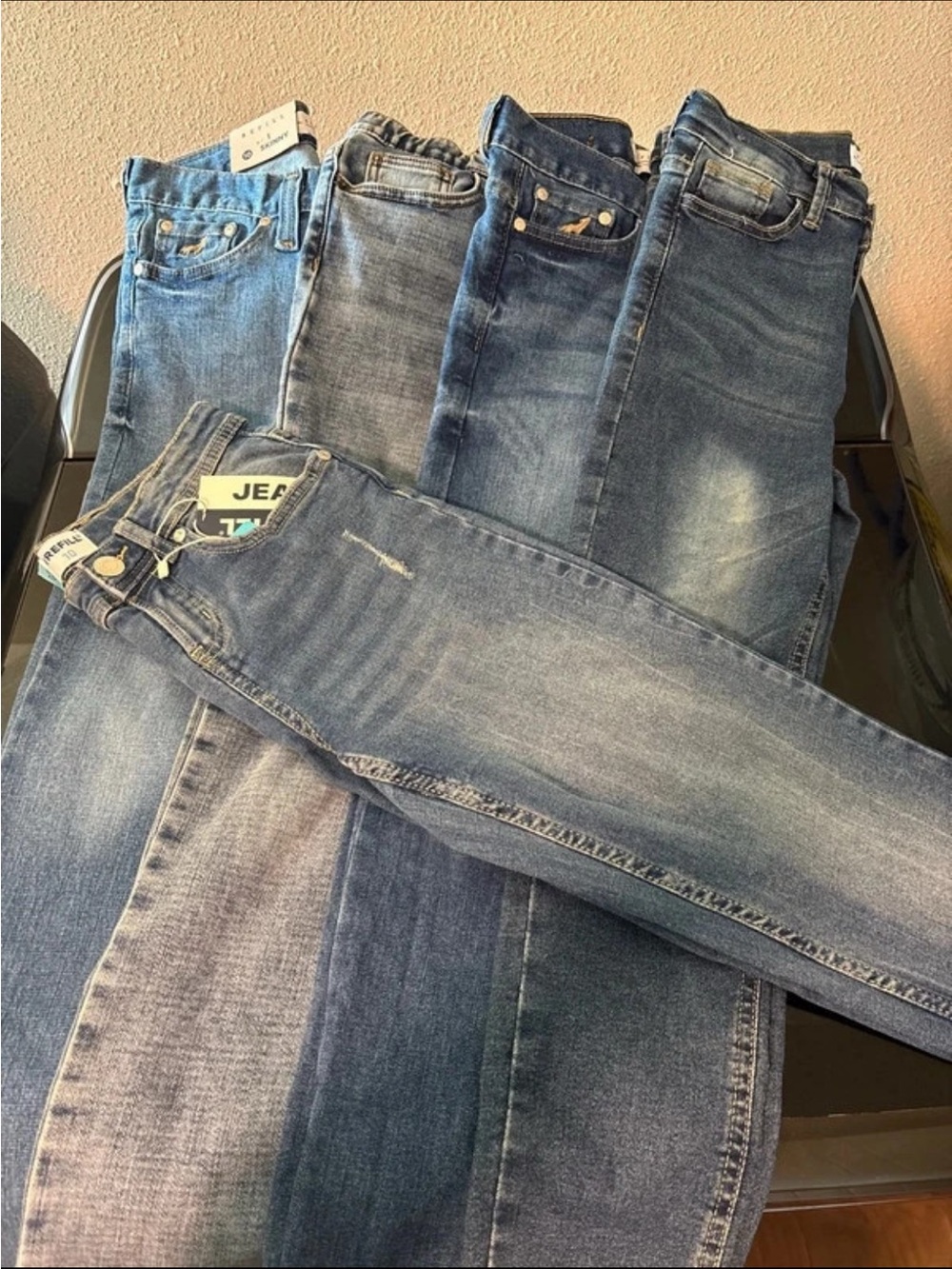 Classic Women's Blue Denim Jeans - Versatile Everyday Fit